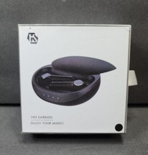 SineGen TWS Bluetooth Earbuds Black, New