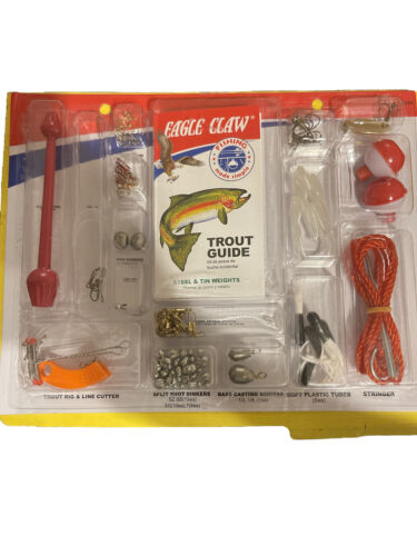 Bundle Of Eagle Claw Trout Guide 119 Pc & DanielsonGamefish kit 12 Pc - Picture 1 of 2