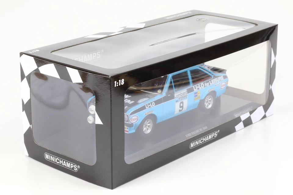 1:18 Minichamps Ford Escort RS 1800 Esso Clark/ Wilson #9 Lombard RAC Rally 1978 - Immagine 4 di 4