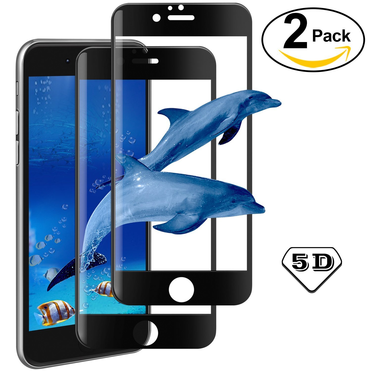 Verre trempé iPhone 6 Plus et 6s Plus vitre de protection anti rayures transparente
