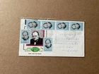Australia 1965 FDC to Hungary +Sir Churchill SG#377 (6) +Famous Portrait Cachet