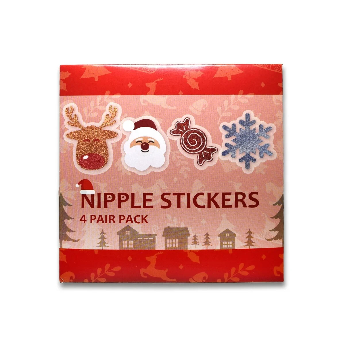 Festive Nipple Sticker (set of 4) stocking fillers