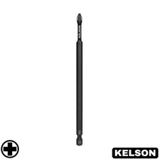 PH2 150mm Extra Long Phillips Impact Screwdriver Bits 1/4" Universal KELSON