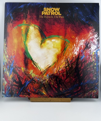 SNOW PATROL-2 LP-TRI-COLOURED VINYL-THE FOREST IS THE PATH 8/1500 BLOOD RECORDS