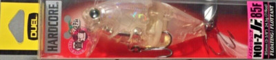 DUEL HARDCORE NOI-Z JR 85F WAKEBAIT 3 3/8'' 7/8 OZ F1127-TM TRANSLUCENT MINNOW