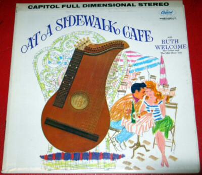 Ruth Welcome And The Milt Shaw Trio - At A Sidewalk Cafe (LP, Album)