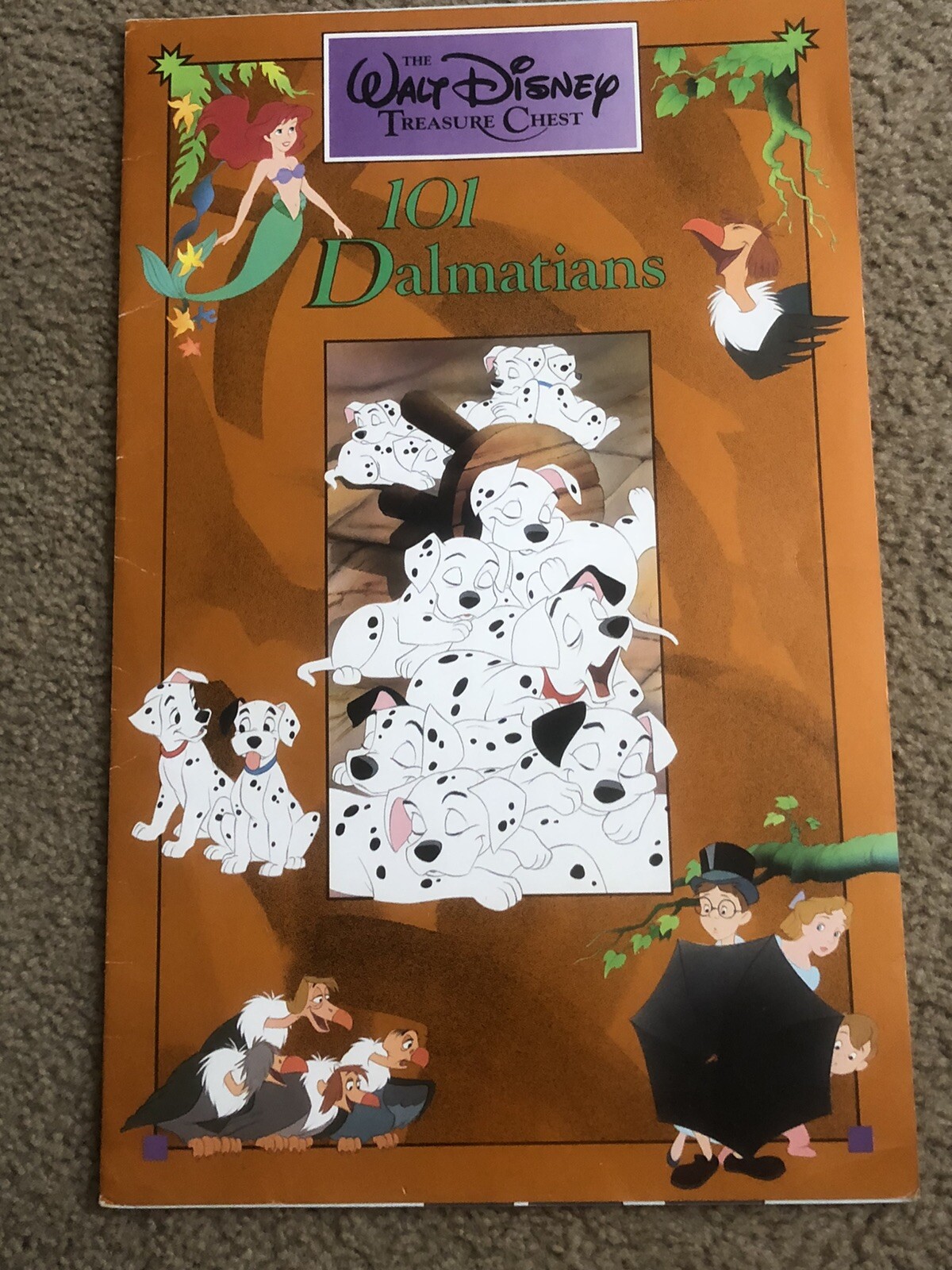 Big Book The Walt Disney Treasure Chest Books "101 Dalmatians Book