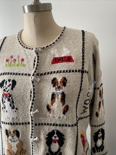 Dog Bone Sweater Beagle Dalmatian Rare 