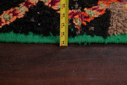 Vintage Berber Wool Hand-made Geometric Moroccan Oriental Area Rug 5x8 Carpet - Picture 17 of 18