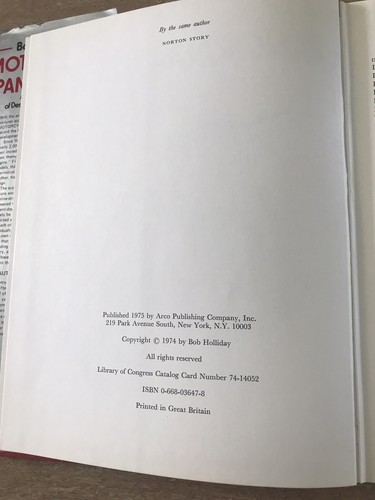 BOB Holliday Motorcycle Panorama 1975 Vintage Book Design and Development - Foto 2 di 5