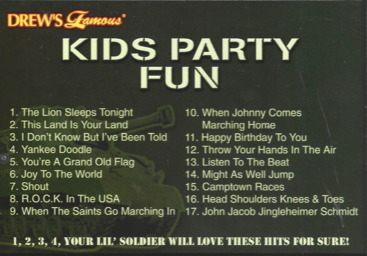 Drew's Famous Kids Party Fun by Drew's Famous (Cd 2007) MINT | eBay