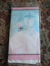Amscan Something Blue Wedding Bridal Shower Decoration Table Cloths 54x102 Lot 3