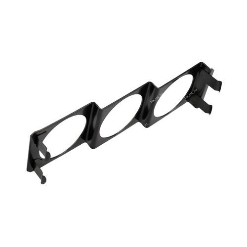 2'' 52 mm 3 Holes Gauge Meter Pod Radio Panel Mount Bracket Black Universal - Bild 5 von 6