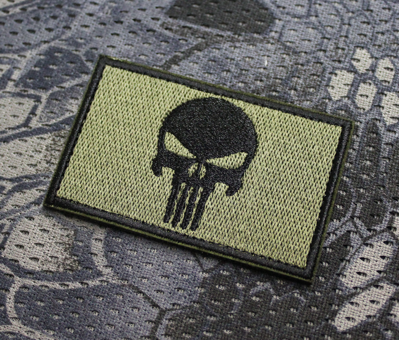 Aufnäher Patch Klett Punisher Tactical Tac Prepper