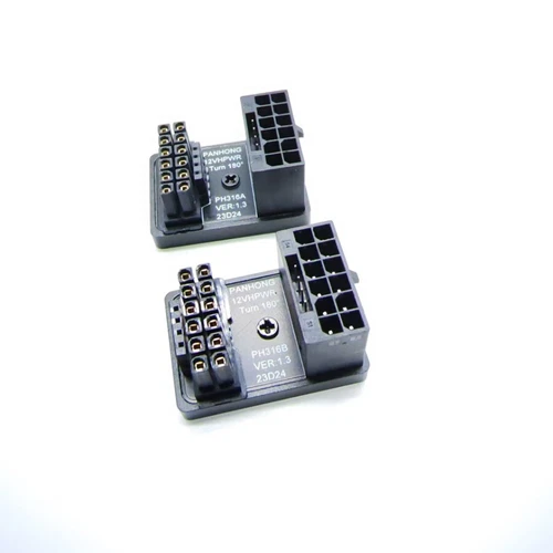 180 Degree 12VHPWR ATX3.0 GPU Connector 16Pin 12+4Pin Power 600W Male To Female