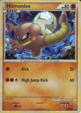 POKEMON TCG - Hitmonlee Holographic Shattered Ice Black Star Promo Card HGSS25 on eBay
