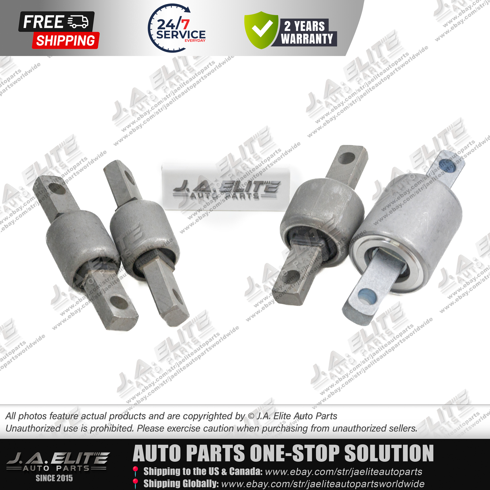 4pcs Front Upper & Lower Control Arm Bushing fit Ferrari 458 488 812