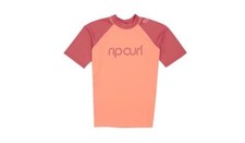 RIP CURL JUNIOR GIRL DAWN PATROL YOUTH S/S RASH GUARD 30 SHIRT size10 K1 NWT