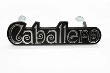 1980-81 GMC Caballero Diablo Laredo METAL Grill Emblem Repro GM Part # 14013245