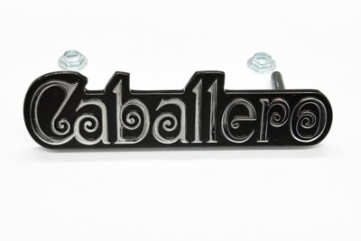 1980-81 GMC Caballero Diablo Laredo METAL Grill Emblem Repro GM Part # 14013245