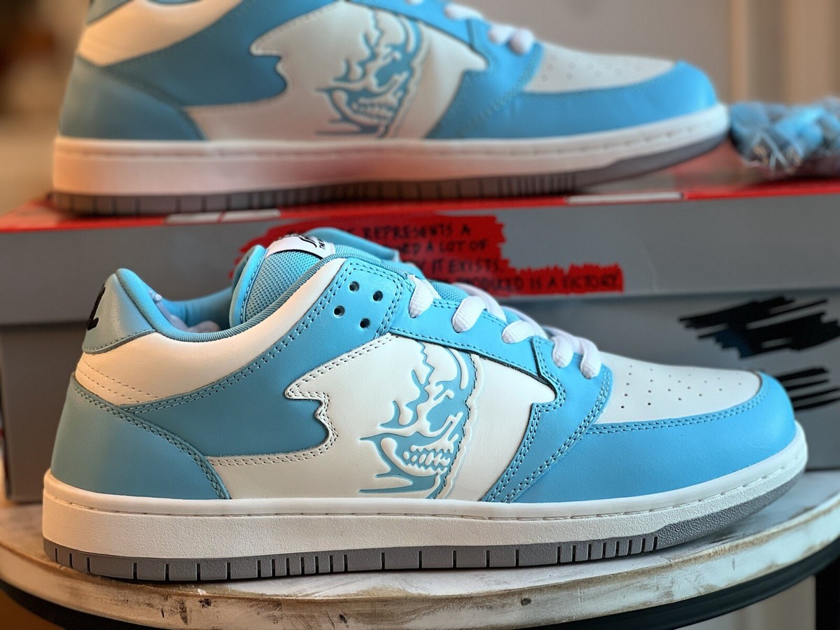 Warren Lotas Reaper Electric Blue Size 10.5 Dunk Low w/ WL Dustbag 