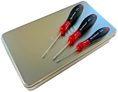 3 Wiha SoftFinisch Torx 362TR Schraubendreher T15 T9 T7 T15H T9H T7H + Box 329