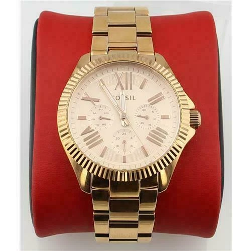 Fossil Cecile Stainless Steel Case Wristwatches