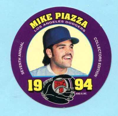 1994 King-B Jerky Seventh Annual Collector's Edition Disc # 19 Mike Piazza
