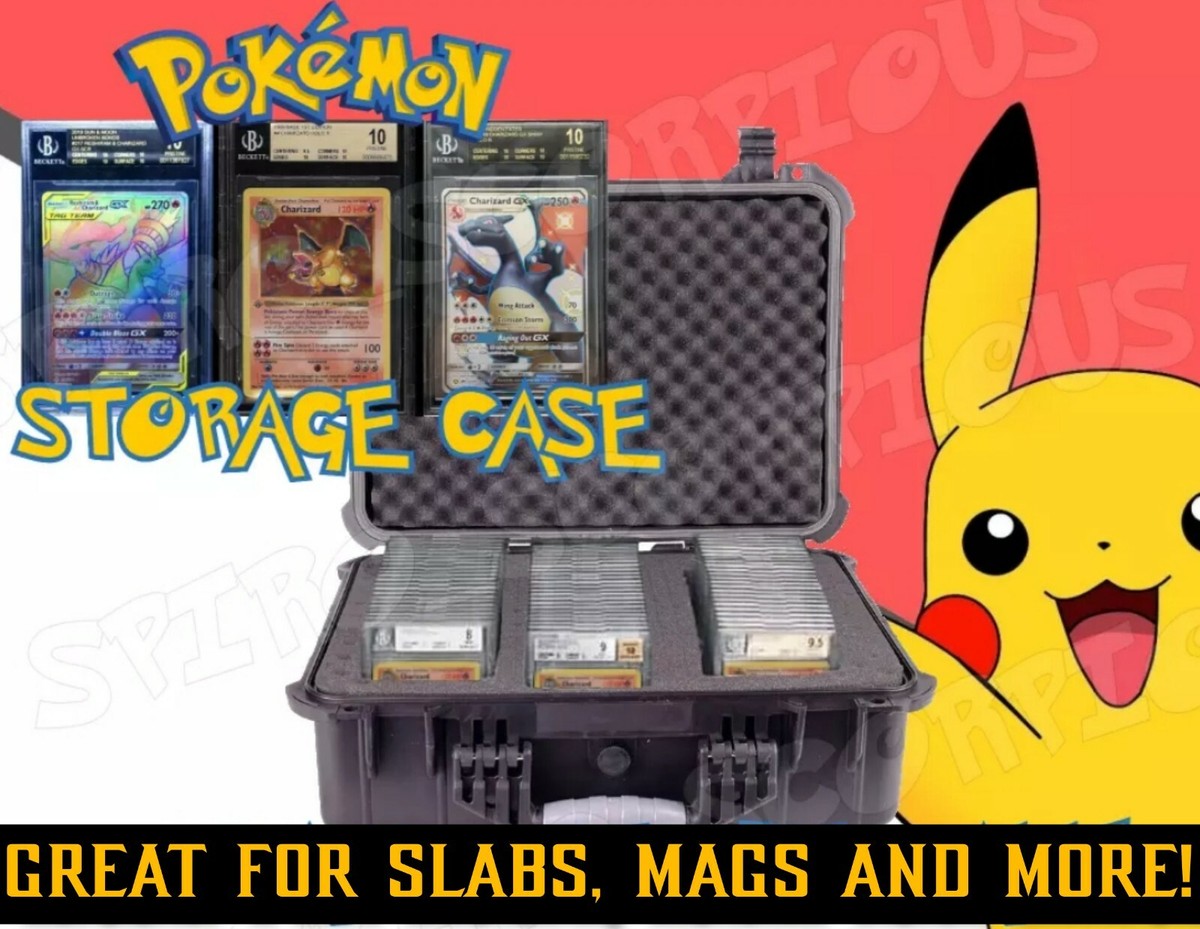 graded pokemon card storage FunGuys Graded Card Storage Box, Trading Card Case for PSA Graded Pokemon  Cards, Sports Card Storage Boxes, PSA Card Case Holder, Baseball Slab Case  for Trading Cards, BGS : Toys & Games main image 1