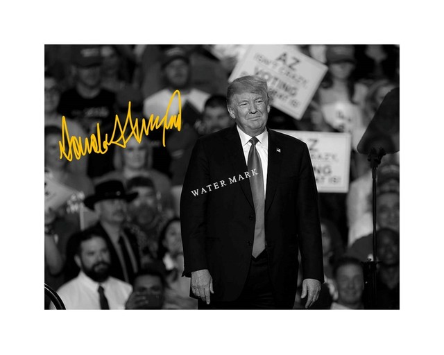 Donald Trump 8x10 Signed Photo Make America Great Autographed President ...