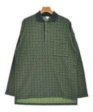 LOEWE Polo Shirts BlackxGreen Patterned S 2200552941044