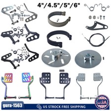 Brake Pedal Spring Kit Clutch Brake Lever 4"/4.5"/5"/6" Brake Band For Go Kart