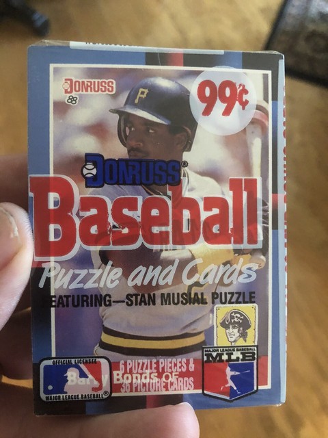 1988 Donruss Pack 6 Puzzle Pieces 36 Cards Stan Musial Puzzle 326 