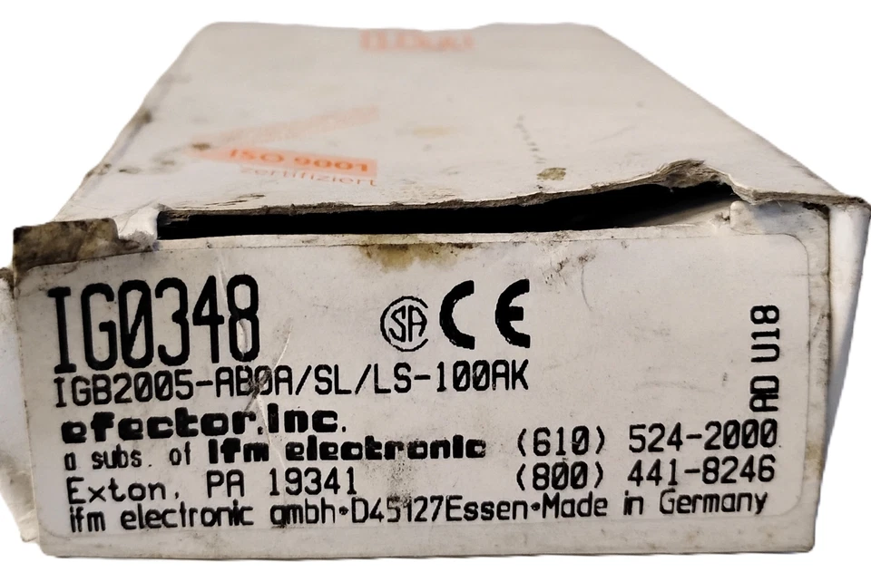 IFM Efector IG0348 Inductive Proximity Sensor - Image 2 of 4