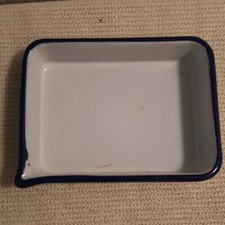 Vintage Acid Resistant Darkroom Photo Developer Enamel Tray Or Medical