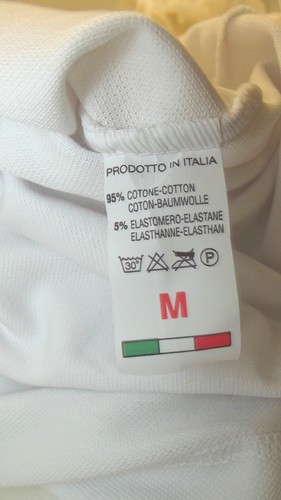 Polo Uomo Rosso Blu Verde Bianco Slim Fit Cotone Piquet Made Italy Manica Corta - Imagen 13 de 39