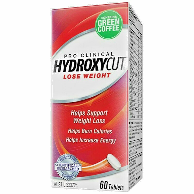 Hydroxycut Pro Clinical 2 Tablets Fat Burning Supporting Weight Loss ...