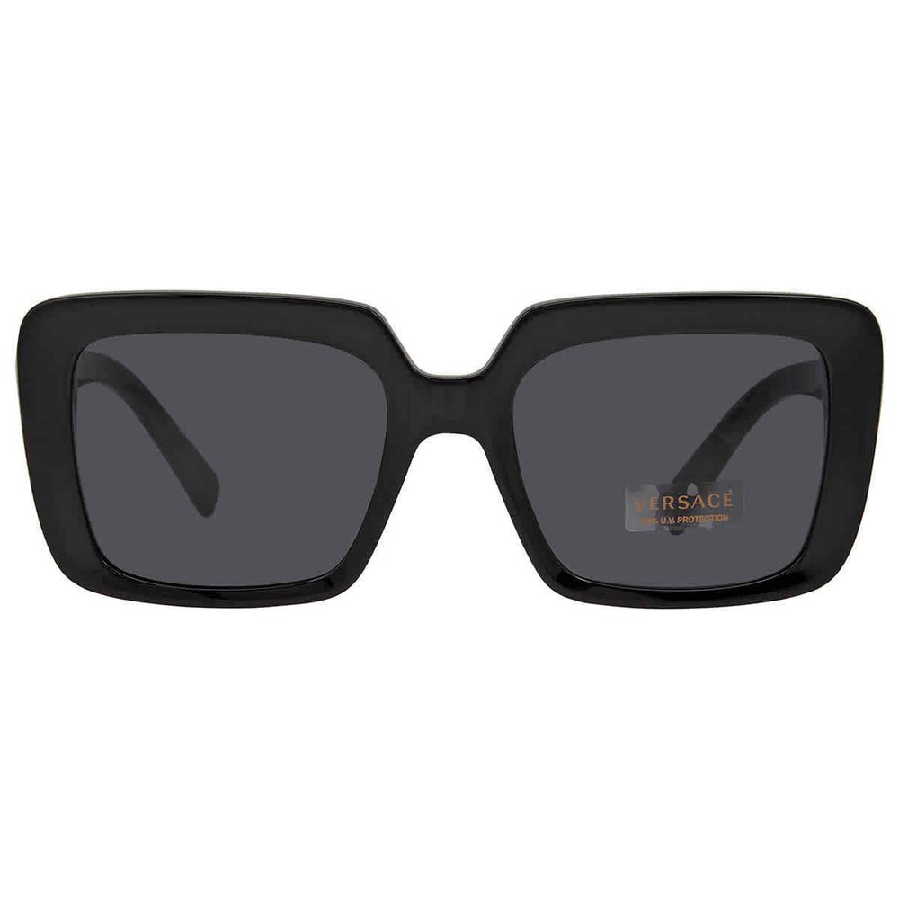 Versace Grey Square Ladies Sunglasses VE4384B GB1/87 54 VE4384B GB1/87 54