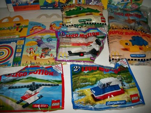 McDonalds HAPPY MEAL TOYS De colección LEGO Duplo KITS DE CONSTRUCCIÓN SELLADO POLIETIMAS COMPLETOS - Imagen 3 de 4