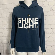 Spiritual Gangster Women’s Hoodie Sweater S Blue Shine Light Pockets