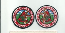 SCOUT BSA 2005 TOMAHAWK RESERVATION CAMP PATCH INDIANHEAD COUNCIL MN WI MERGED !