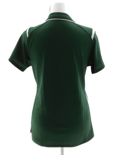 Antigua Women's Green Polo Shirt Collared Neck Desert Dry Short Sleeve Size S - Picture 3 of 5
