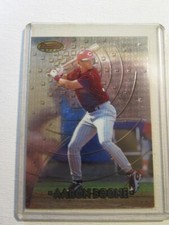 1997 Bowman's Best #125 Aaron Boone Baseball Card Cincinnati Reds