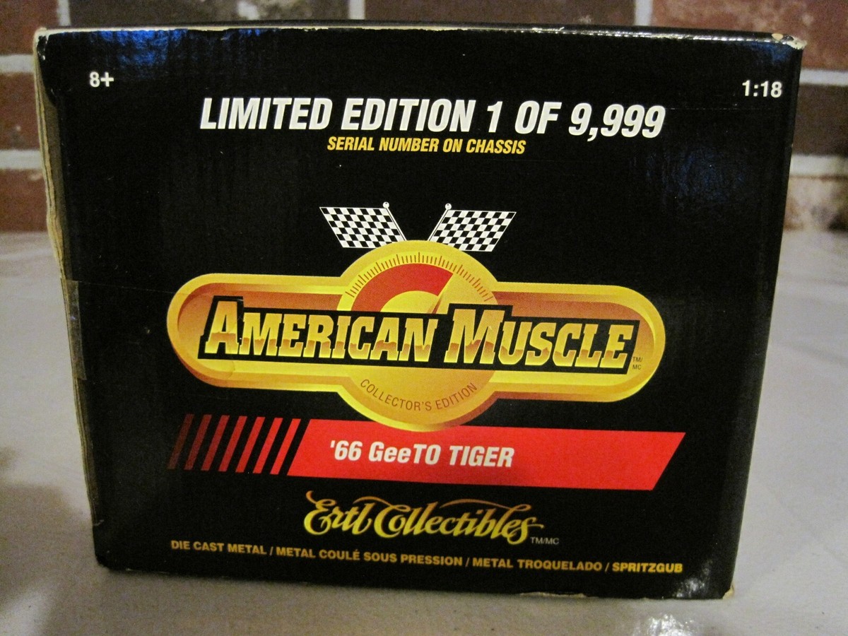 Ertl American Muscle #32107 1966 GeeTO Tiger GTO Diecast Unopened