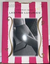 NEW Victoria s Secret Lasting Luxuries Pantyhose sz S Natural Control Top Silky