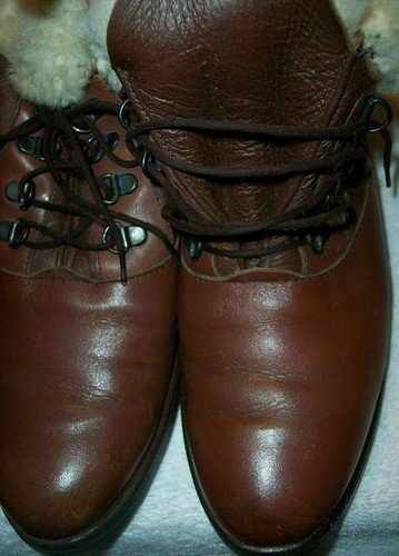Draper of Glastonbury sz 7 (UK6) Sheepskin Shearling Lightweight Fashion Boots - Picture 6 of 8