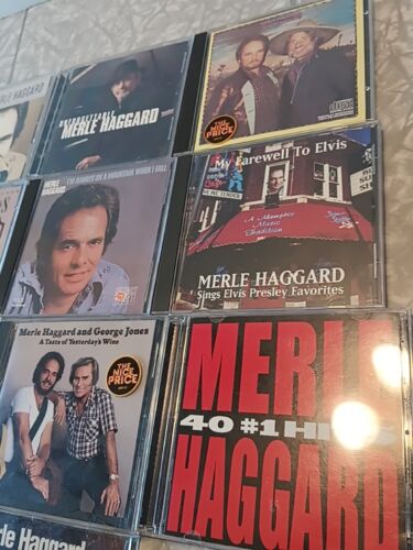 Lot of 10 Country CDs, Merle Haggard Great Condition W/ Wille Nelson The Strange - Picture 2 of 4