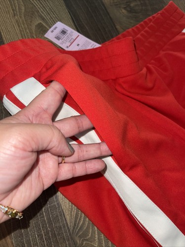 Wild Fable Track Pants Red White Piping Zipper Leg Bottom Front Size M - Picture 4 of 10