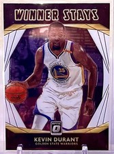 2020-21 Donruss Optic Kevin Durant Golden State Warriors #18 Winner Stays Insert