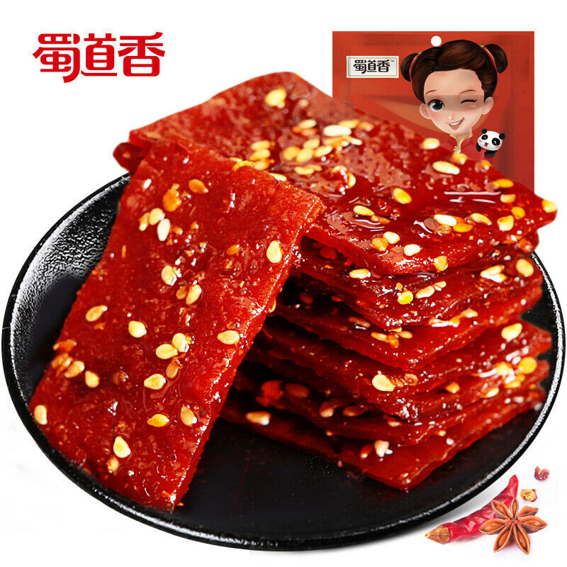 200g Spicy Snacks Chinese Food Pork Jerky 蜀道香零食中